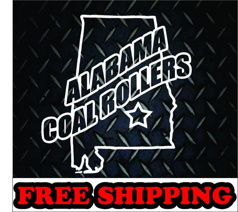 Alabama coal rollers decal*vinyl decal sticker powerstroke truck diesel cummins