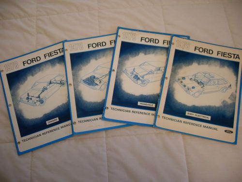 1978 ford fiesta shop service manual set of 4