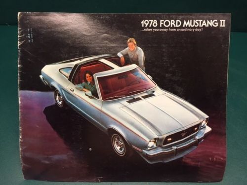 1978 ford mustang cobra sales brochure