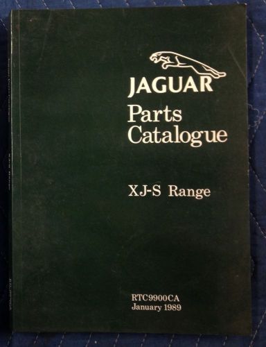 Jaguar xj-s range parts catalogue