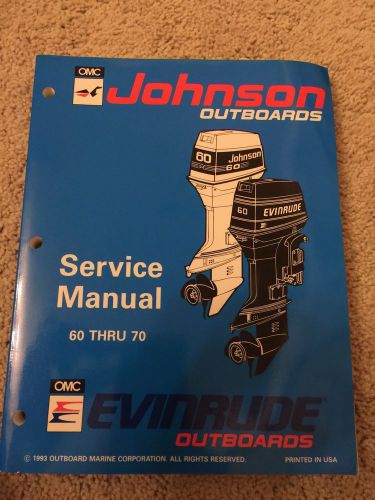 Johnson evinrude 500609 service manual, 60-70 hp outboards