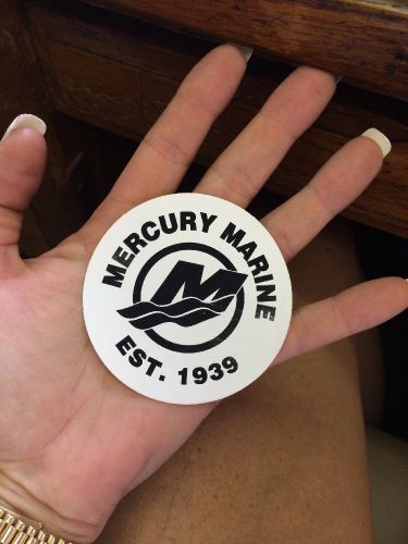 Mercury marine round logo decal new