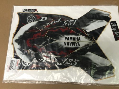 New oem yamaha graphic kit both boys &amp; girls  raptor 125 atv-2pa25-00-00