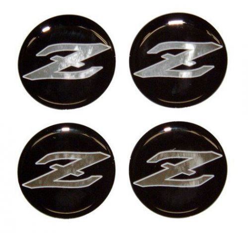 Classic &#034;z&#034; logo emblem set of 4 - fits various classic wheel center caps &amp; more