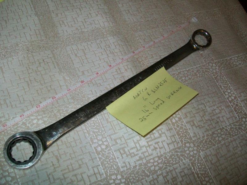 Matco double box end ratcheting wrench, 25mm, grblm2525