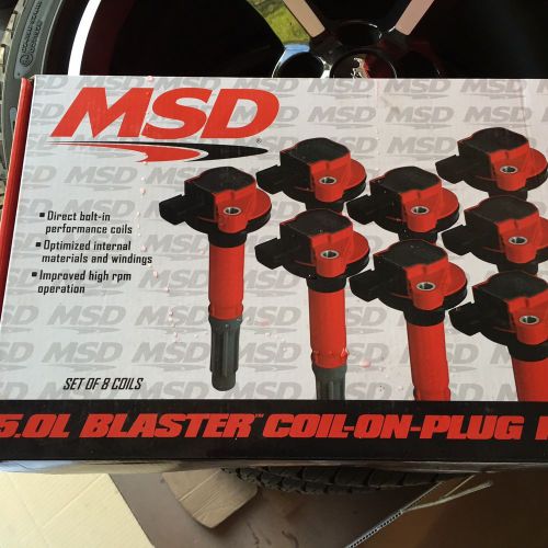 Msd blaster coil pack set of eight 5.0l 2011-2017