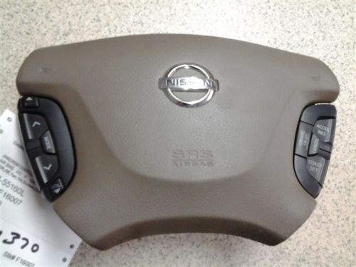 Driver air bag driver wheel w/steering wheel audio control fits pathfinder
