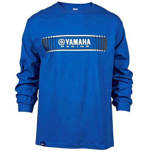 Yamaha large blue mens tracks speed block long sleeve tee crp-16lyr-bl-lg
