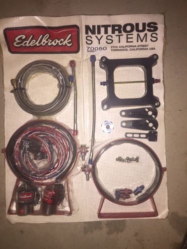 Edelbrock rpm nitrous 250 hp max 10 lb bottle 70050 new unopened.