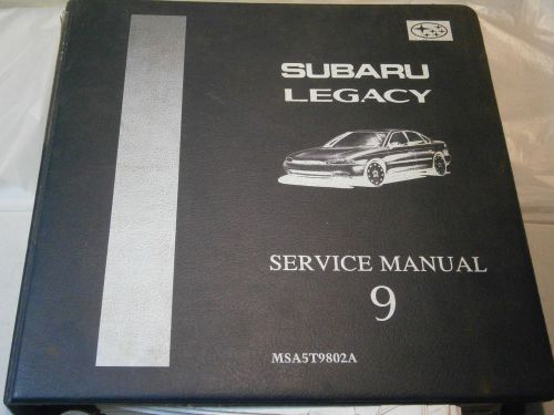 Subaru service manual legacy 1999 section 9 official factory book free usa ship