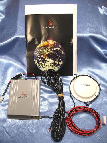 Aercomtec aertrax m-1 micro pulse gps cellular antenna tracking system nib!!