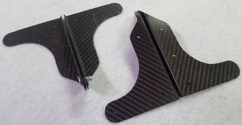 Carbon fiber hood hinge set, asphalt oval, nascar super late model , five star