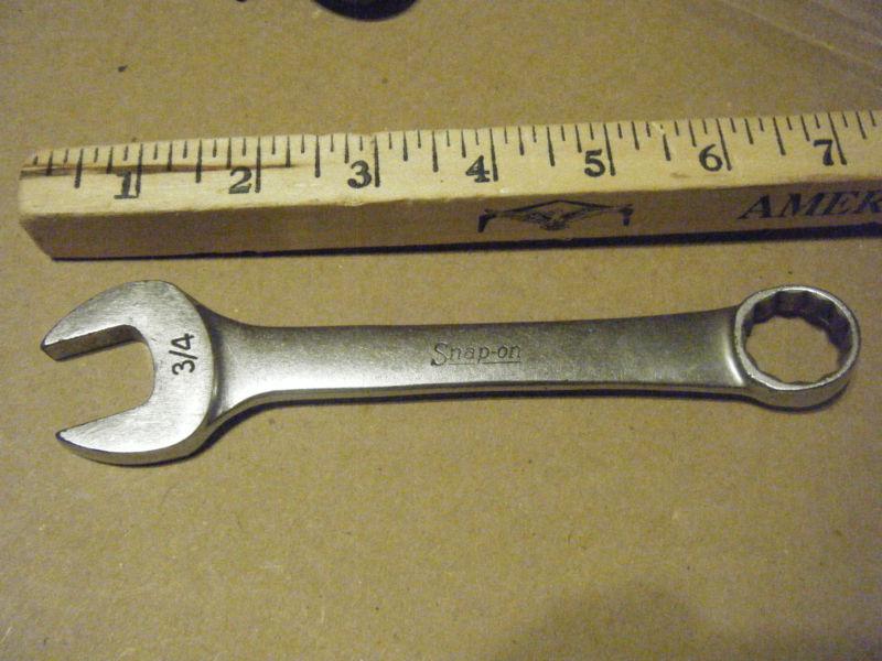 Snap-on oex 240 3/4 open end combo box end wrench snap on usa / rare vintage 50s