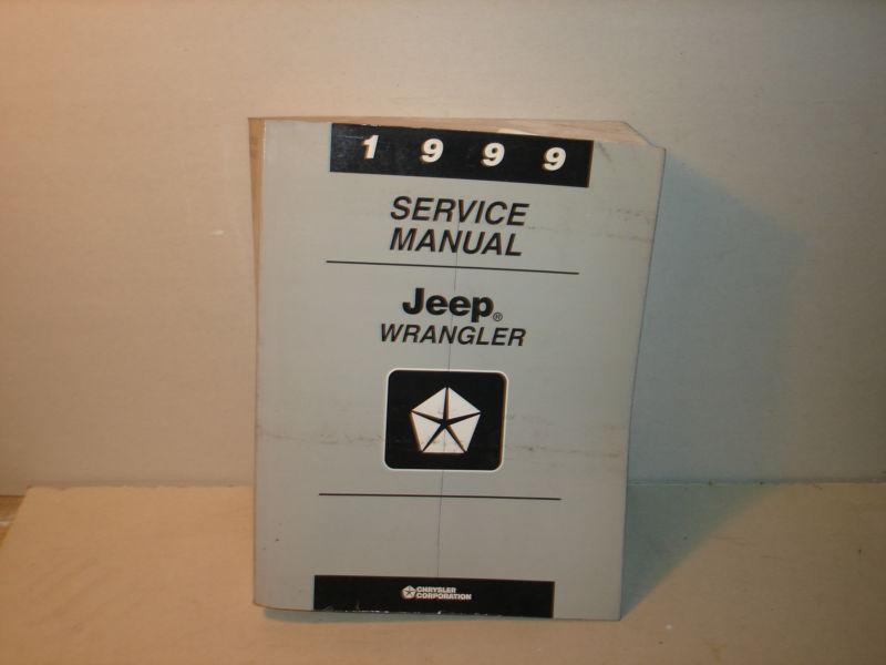 1999 jeep wrangler dealer sevice manuals