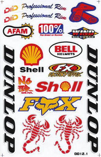 Aceg#st29 sticker decal motorcycle car racing motocross bike truck tuning