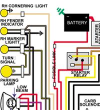 1973 73 plymouth roadrunner 11x17 laminated color wiring diagram