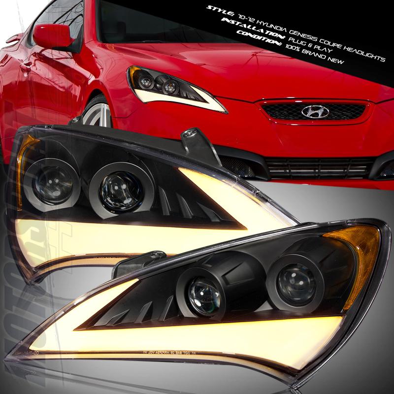 Purchase FIT 1020 HYUNDAI GENESIS COUPE DUAL PROJECTOR STREAK LED