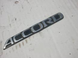 1993 honda accord chrome on black 6.5 inch emblem