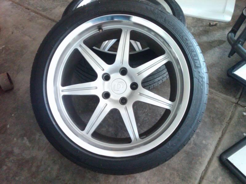19" dinan lightweight forged rims with tires