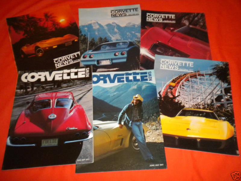 1977 corvette news magazines complete volume all 6 issues