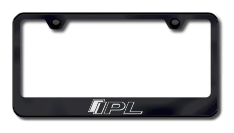 Infiniti ipl laser etched license plate frame-black made in usa genuine