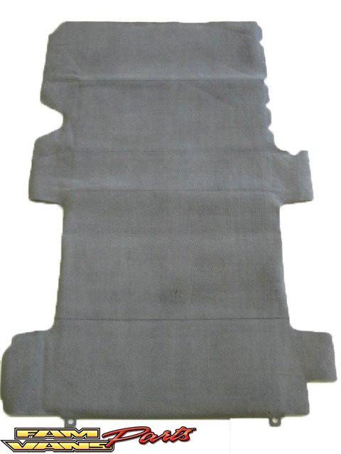 Ford econoline van oem rear carpet kit floor mat no holes grey standard length