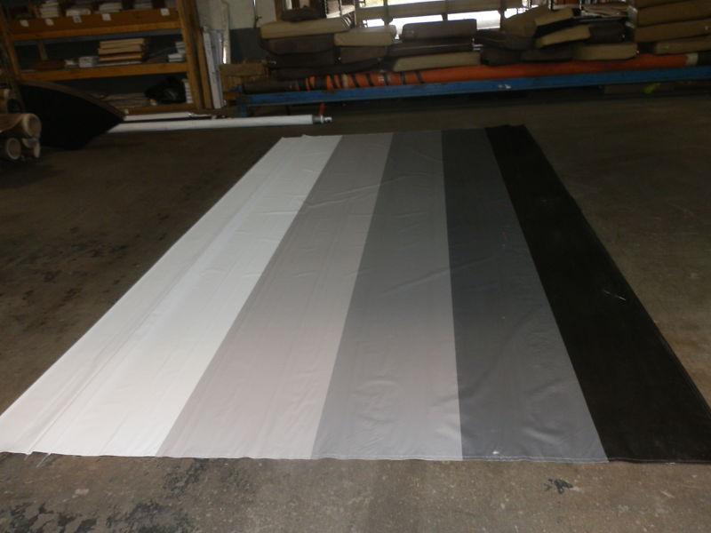 Rv 15' 10" wide x 89" tall dometic awning white/tan/grey/black