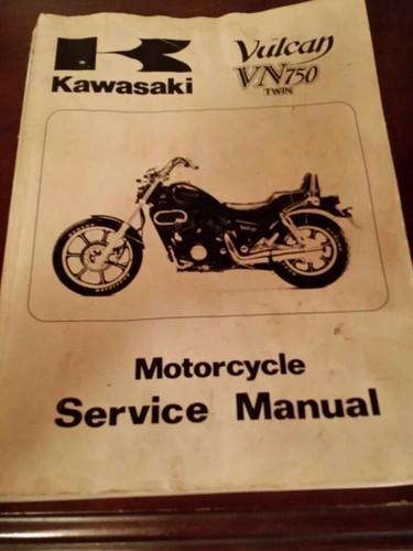 Kawasaki 1985-2006 vulcan, vn750 twin manual