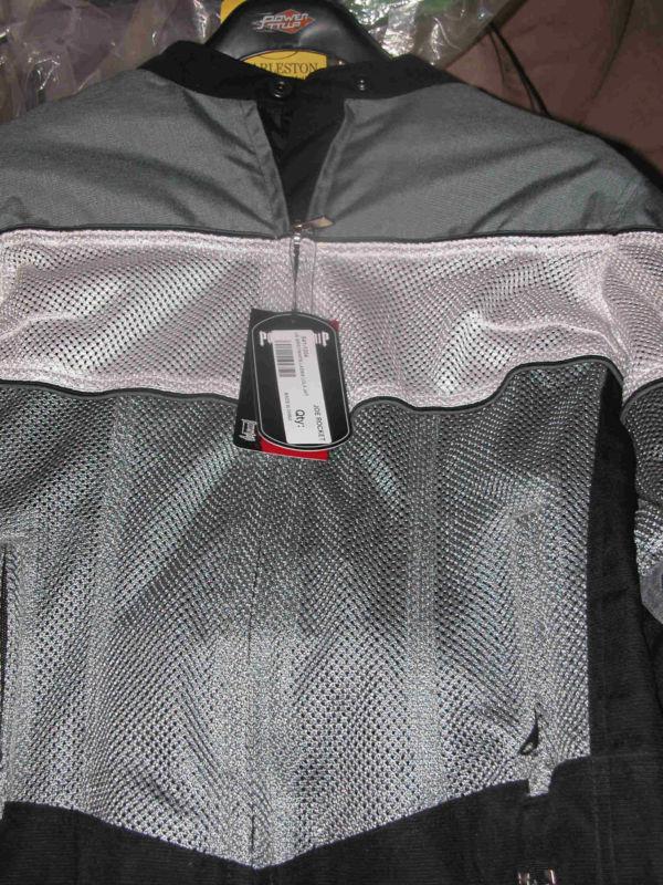  joe rocket lola grey textile jacket new with tags 