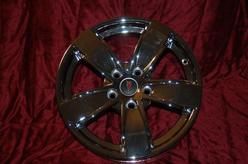 05 06 gto 17" chromed wheels (4)