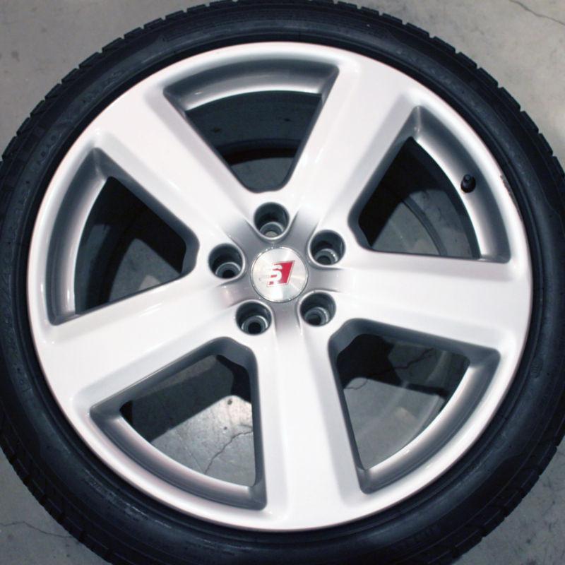 Set of 4 audi 19 inch genuine oem wheels with pirelli p6 all season tires