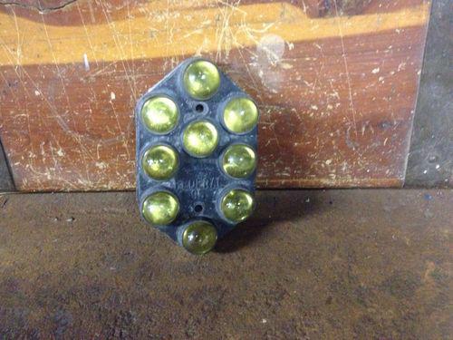 Old 20s or 30s federal 95 glass cats eye reflector 27 28 29 30 ford dodge chevy