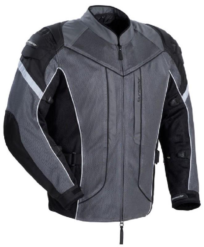Tourmaster sonora air gun metal silver xs textile mesh motorcycle riding jacket