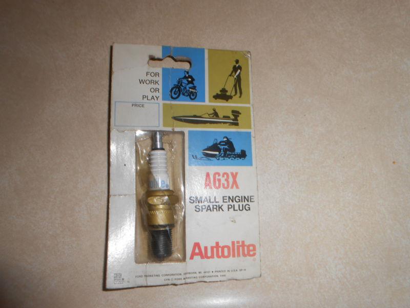 Nos autolite spark plug ag3x motorcycles small engines snowmobile