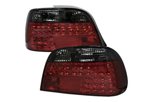 Spyder be3895rs bmw 7-series smoke euro tail lights rear stop lamps w leds