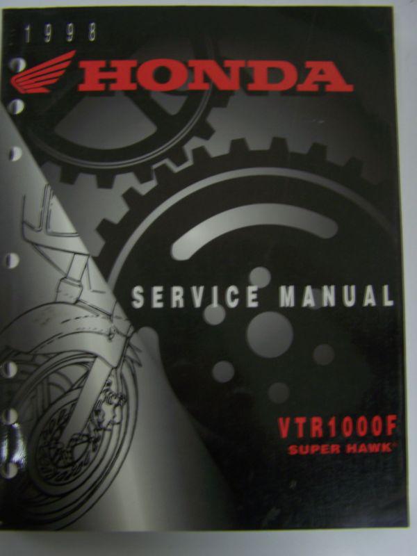 1998 honda vtr1000f super hawk motorcycle oem service shop repair manual