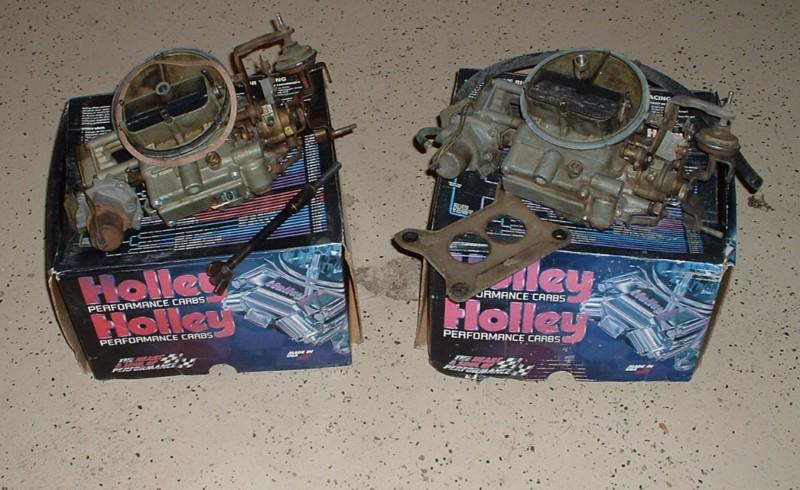 2 holley carburetors