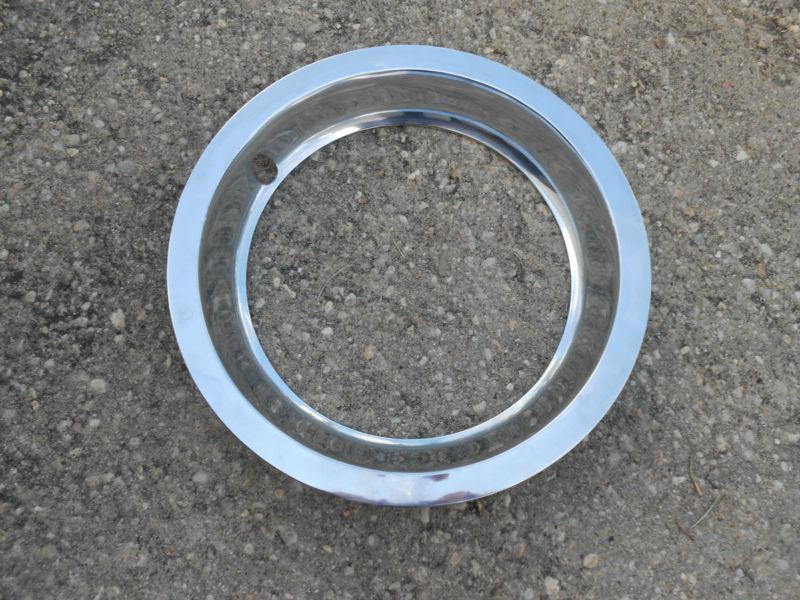 13"  wheel beauty ring, oval hole, 