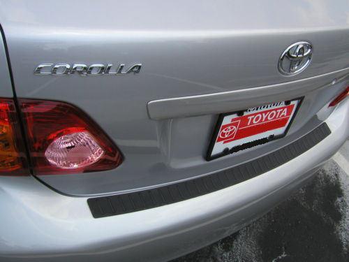 2010 2011 2012 2013 toyota corolla rear bumper cover protection trim