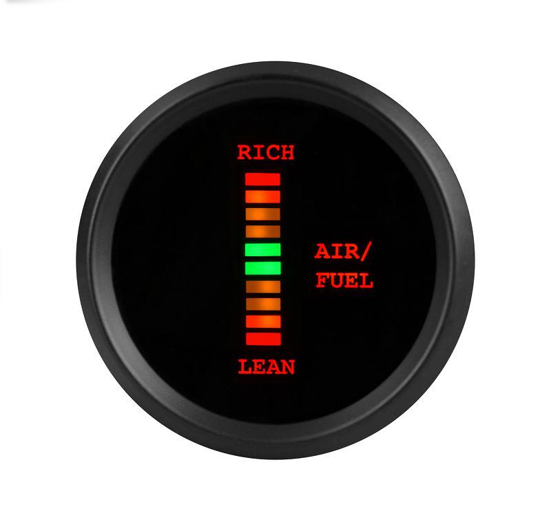 Digital air/fuel ratio bargraph gauge black bezel intellitronix m7008 usa made