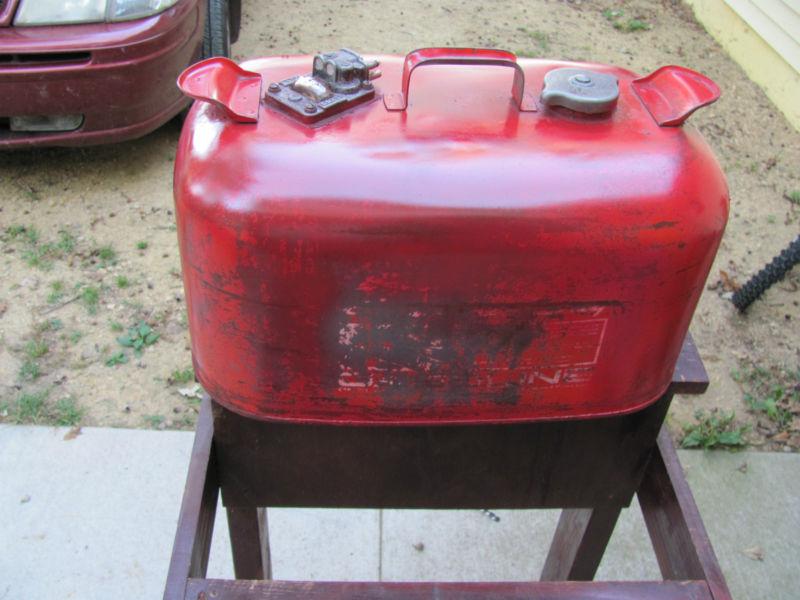  vintage 6 gallon marine gas tank   clean inside 