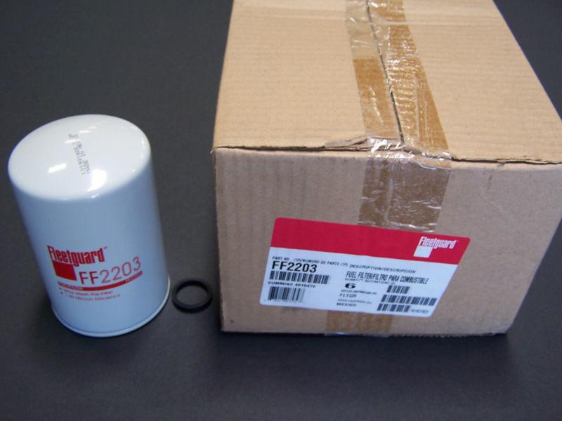 Case of 6 fleetguard ff2203 fuel filters #6