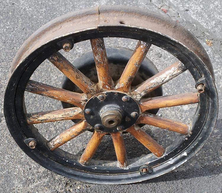 Ford mode t rim with brake drum