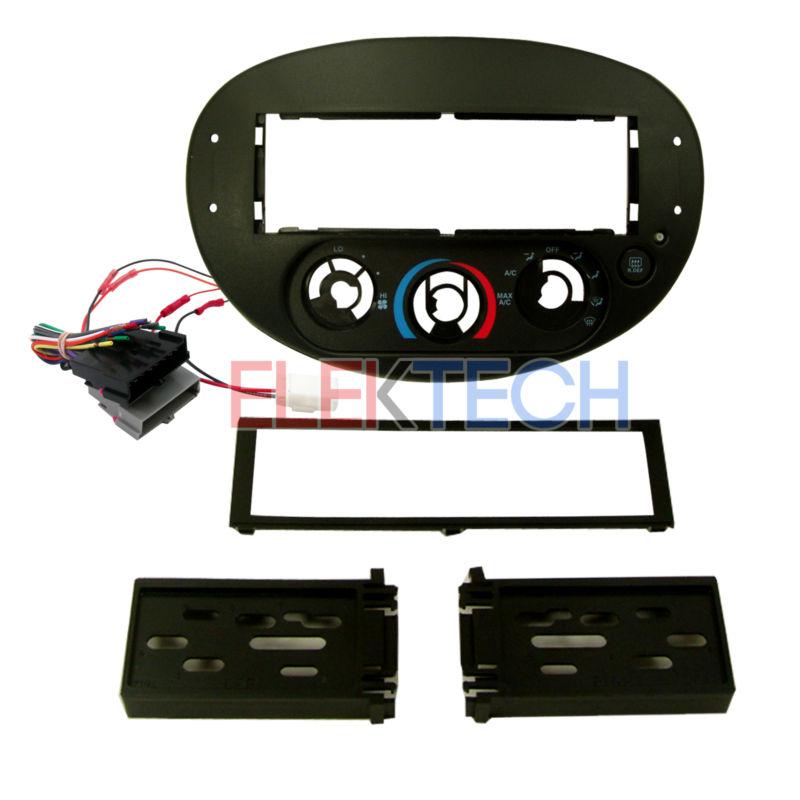 Ford escort mercury tracer radio dash install mounting kit w/ harness new stereo
