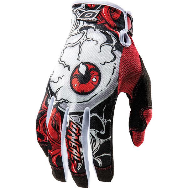 Red/black 10 o'neal racing jump mutant gloves 2013 model