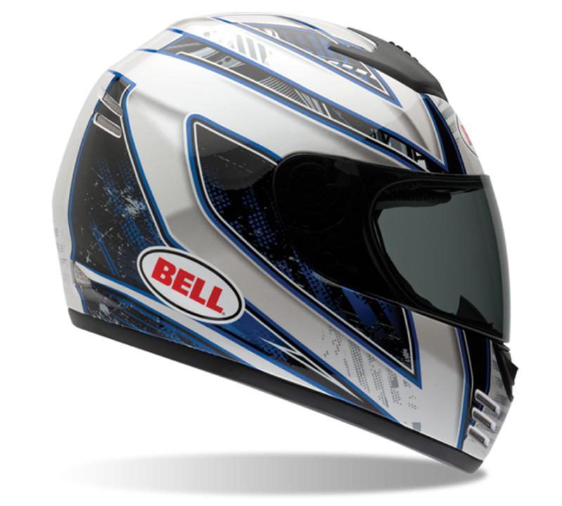 Bell arrow turbine blue medium motorcycle helmet full face sport bike new