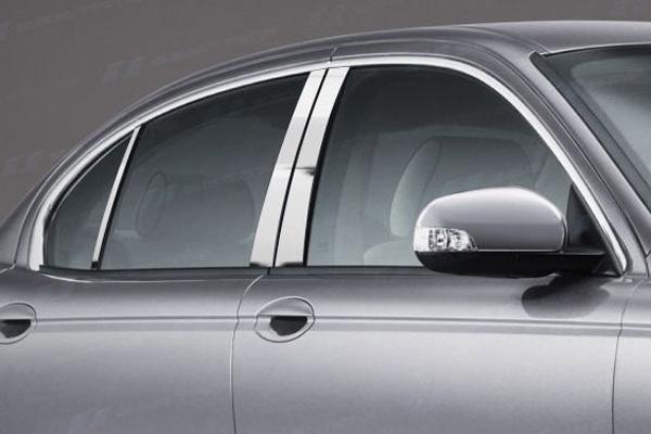 Ses trims ti-p-118 03-07 jaguar x-type door pillar posts window covers trim