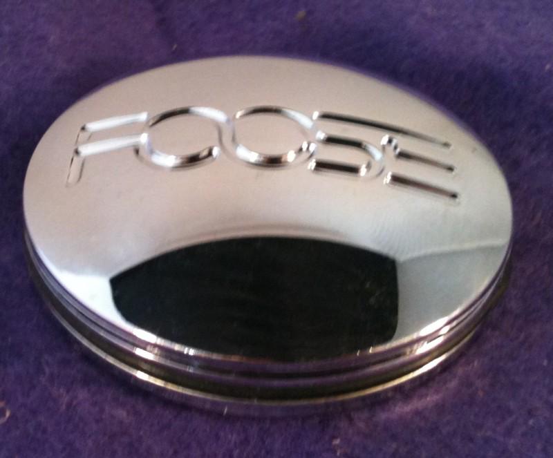Foose chrome custom wheel center cap (1) p/n # 1000-52