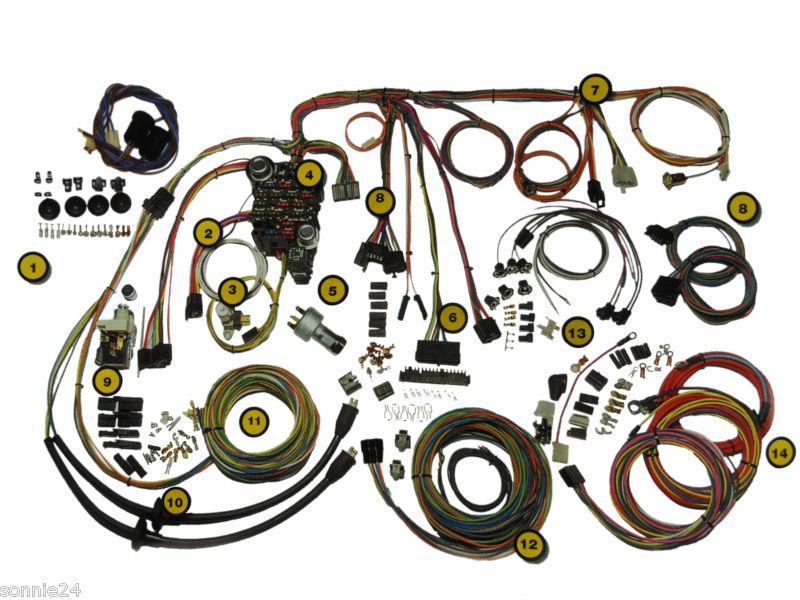 1957 chevy wiring harness kit american autowire classic update 500434