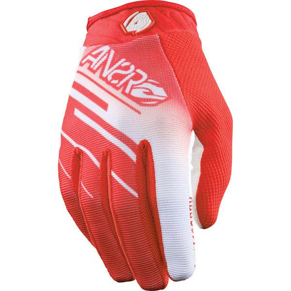 Red/white xxl answer racing james stewart collection rush gloves 2013 model